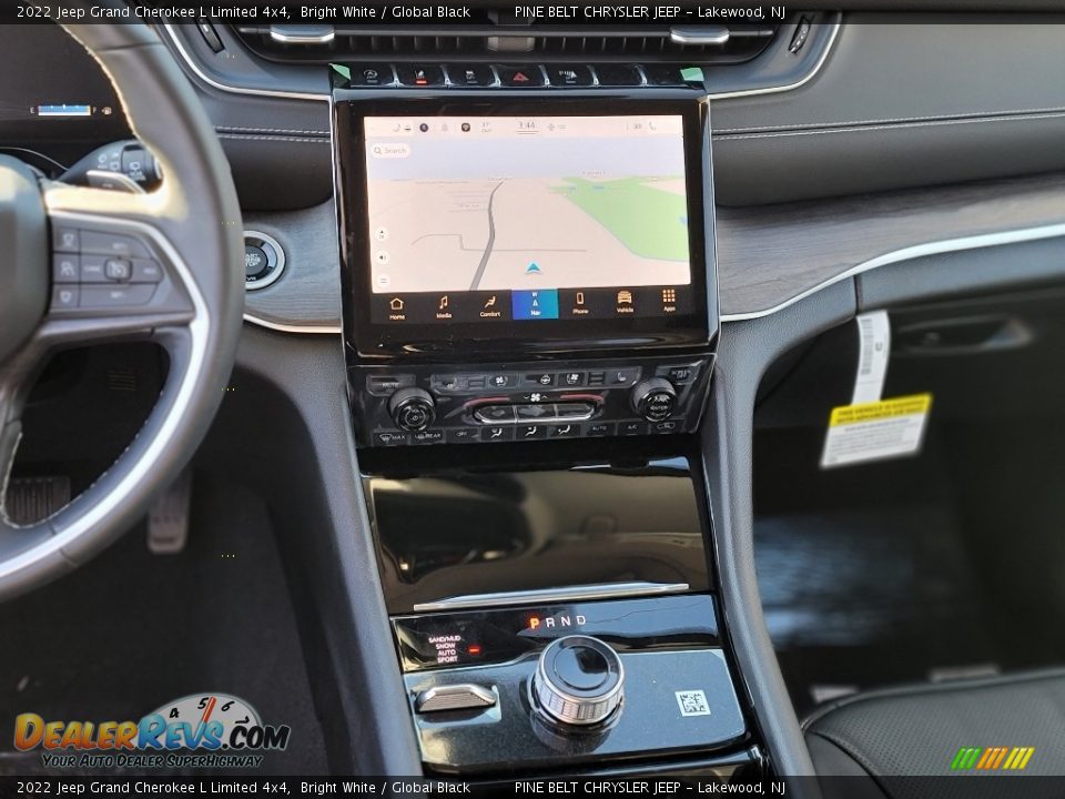 2022 Jeep Grand Cherokee L Limited 4x4 Bright White / Global Black Photo #8