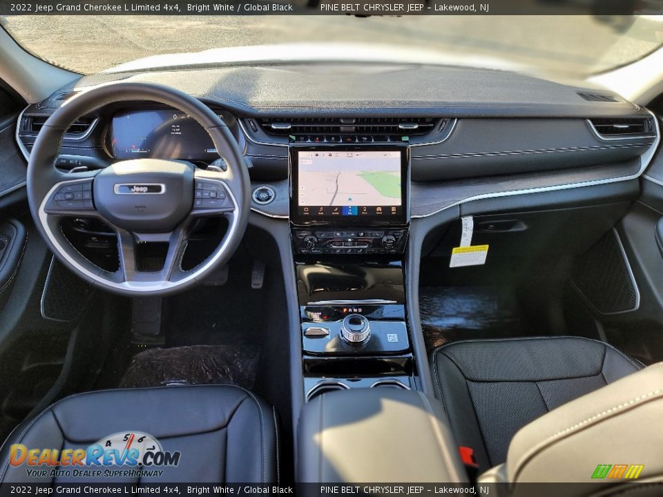 2022 Jeep Grand Cherokee L Limited 4x4 Bright White / Global Black Photo #10