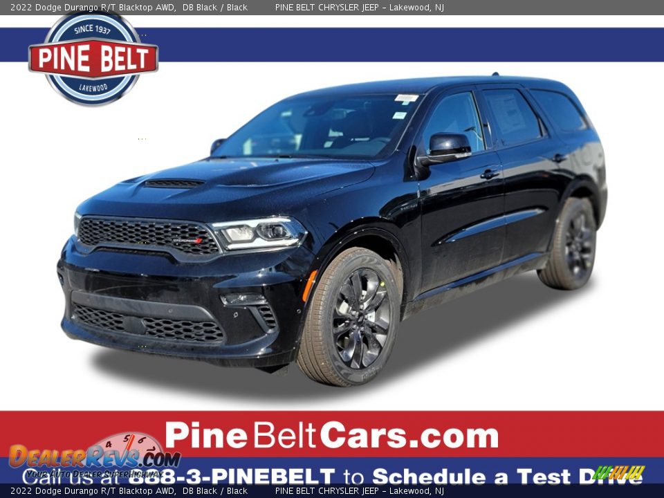 2022 Dodge Durango R/T Blacktop AWD DB Black / Black Photo #1