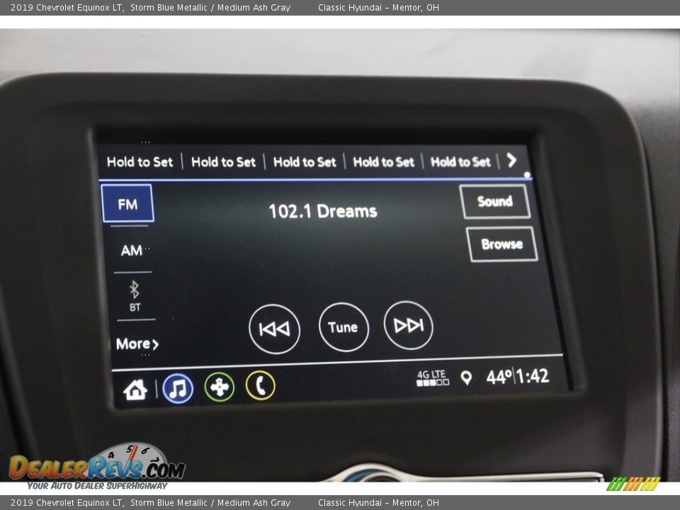 2019 Chevrolet Equinox LT Storm Blue Metallic / Medium Ash Gray Photo #9