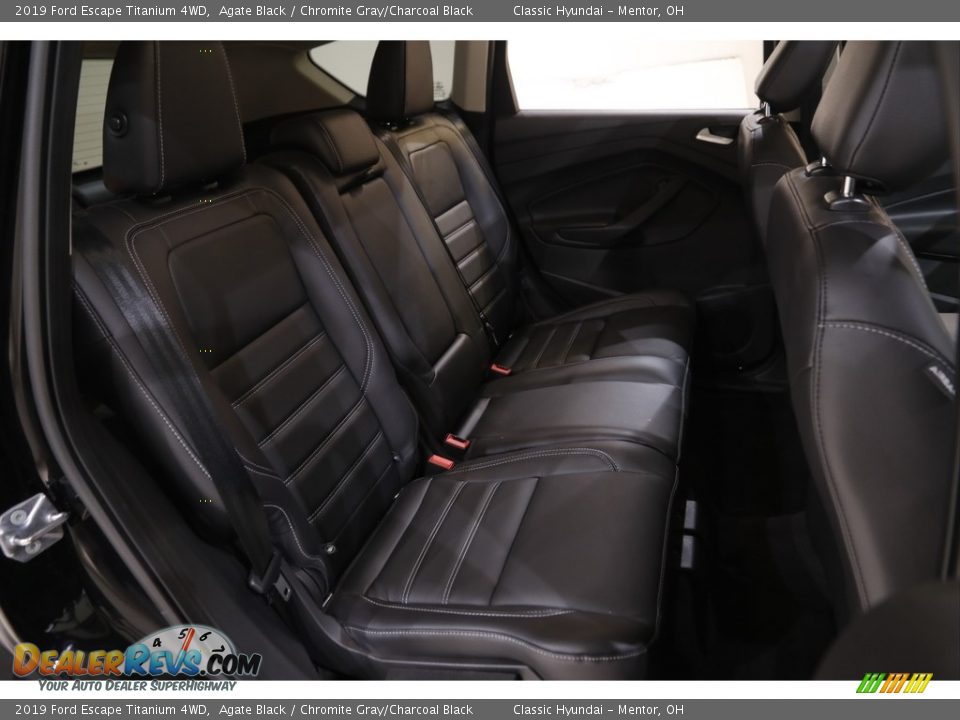 2019 Ford Escape Titanium 4WD Agate Black / Chromite Gray/Charcoal Black Photo #16