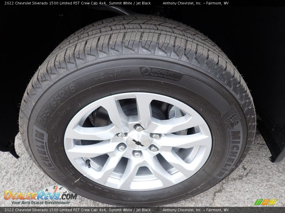 2022 Chevrolet Silverado 1500 Limited RST Crew Cab 4x4 Summit White / Jet Black Photo #9