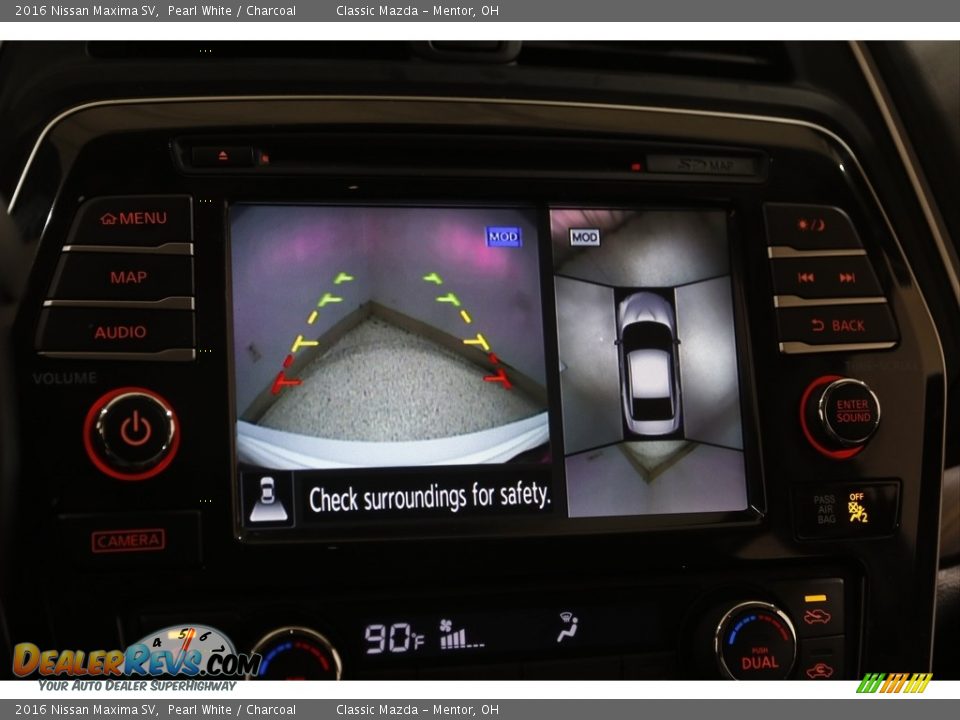 2016 Nissan Maxima SV Pearl White / Charcoal Photo #13