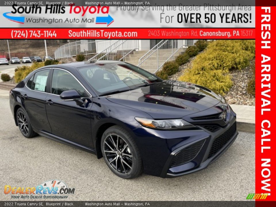 2022 Toyota Camry SE Blueprint / Black Photo #1