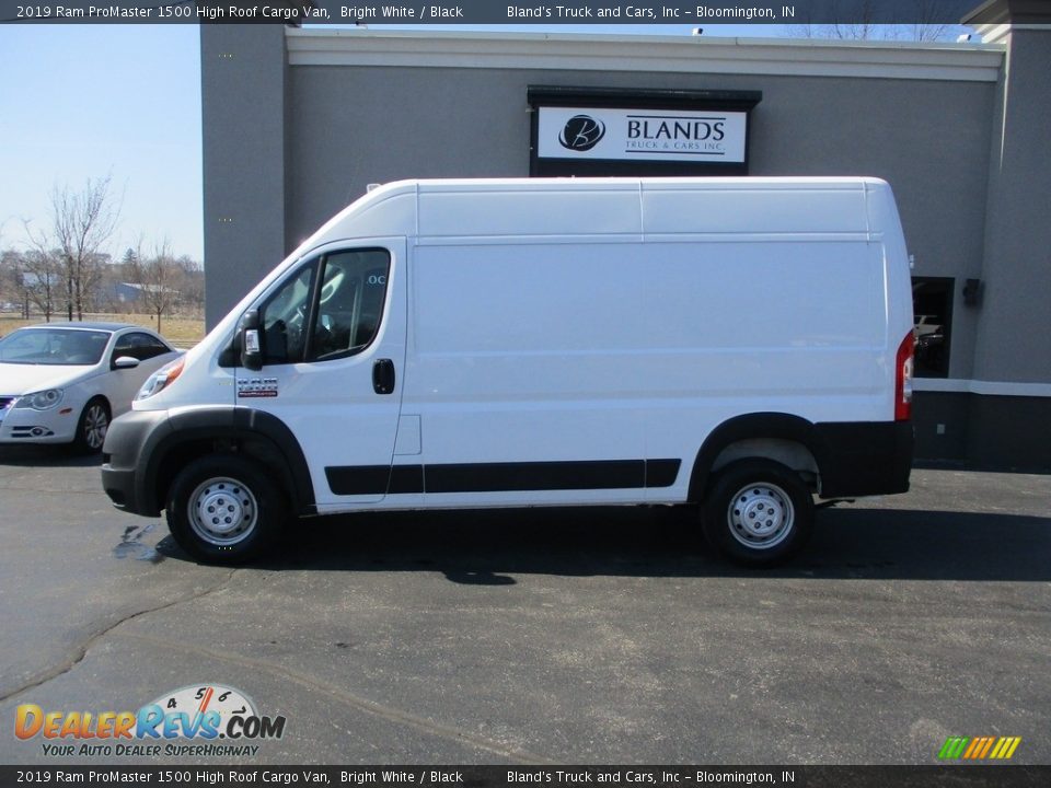 2019 Ram ProMaster 1500 High Roof Cargo Van Bright White / Black Photo #1