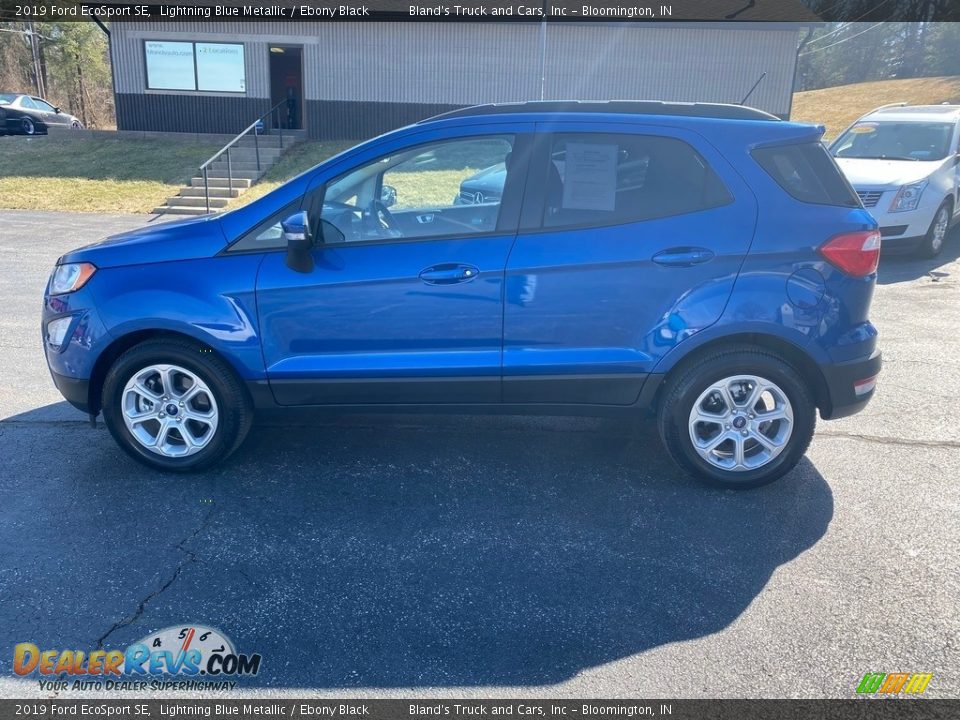 2019 Ford EcoSport SE Lightning Blue Metallic / Ebony Black Photo #1