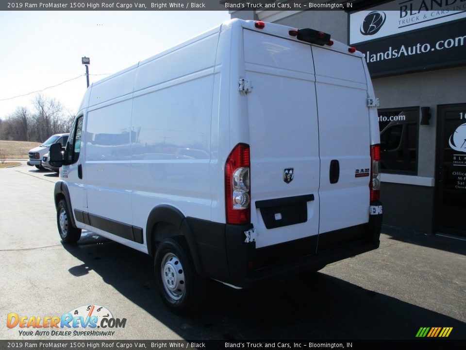 2019 Ram ProMaster 1500 High Roof Cargo Van Bright White / Black Photo #3