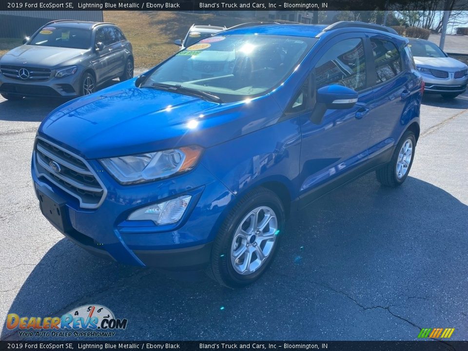 2019 Ford EcoSport SE Lightning Blue Metallic / Ebony Black Photo #2