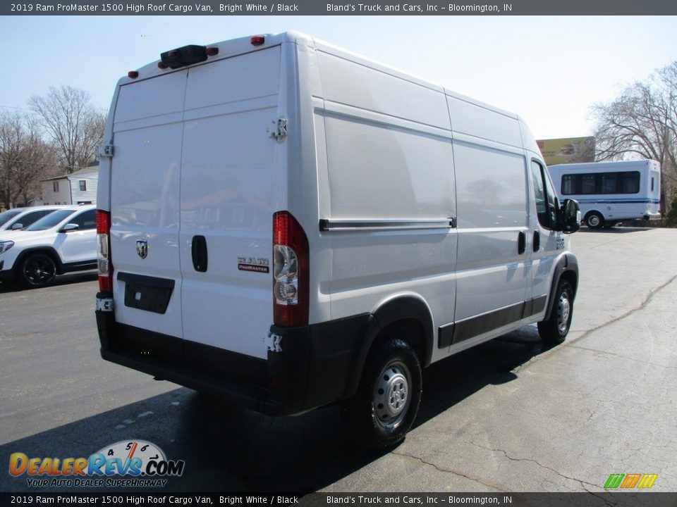 2019 Ram ProMaster 1500 High Roof Cargo Van Bright White / Black Photo #4