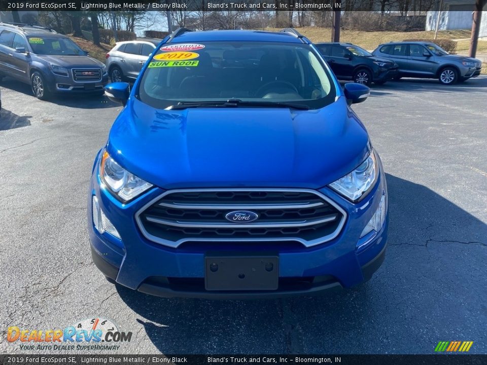 2019 Ford EcoSport SE Lightning Blue Metallic / Ebony Black Photo #3