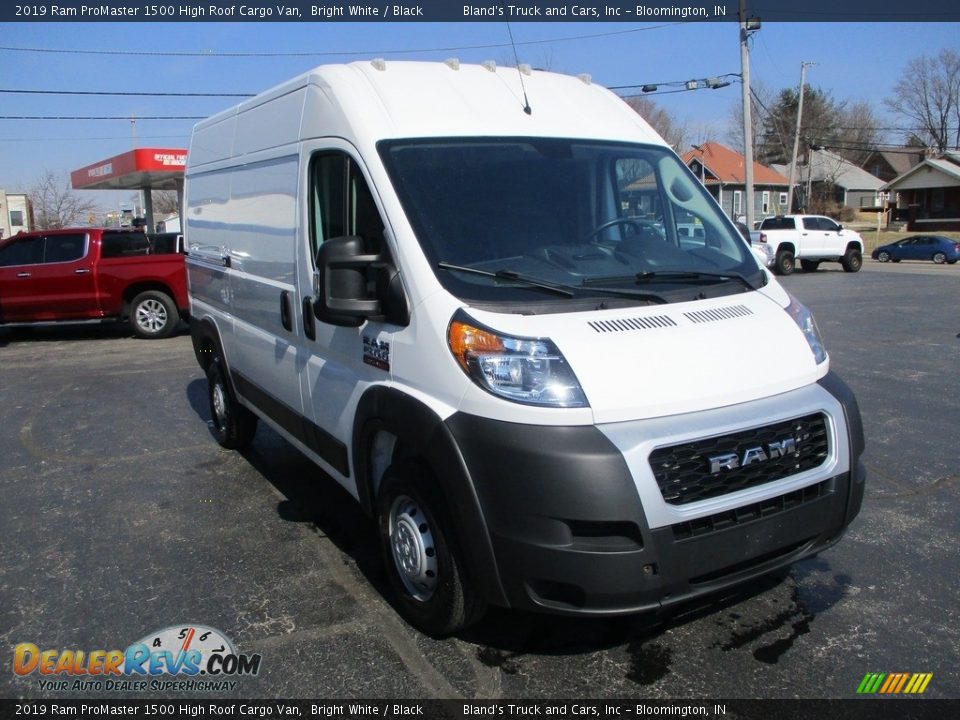 2019 Ram ProMaster 1500 High Roof Cargo Van Bright White / Black Photo #5