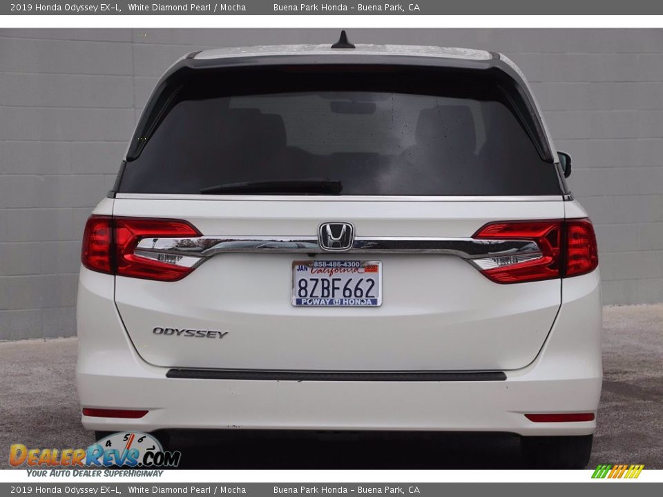 2019 Honda Odyssey EX-L White Diamond Pearl / Mocha Photo #6