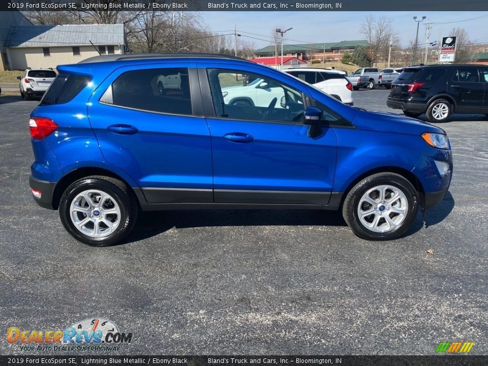 2019 Ford EcoSport SE Lightning Blue Metallic / Ebony Black Photo #5