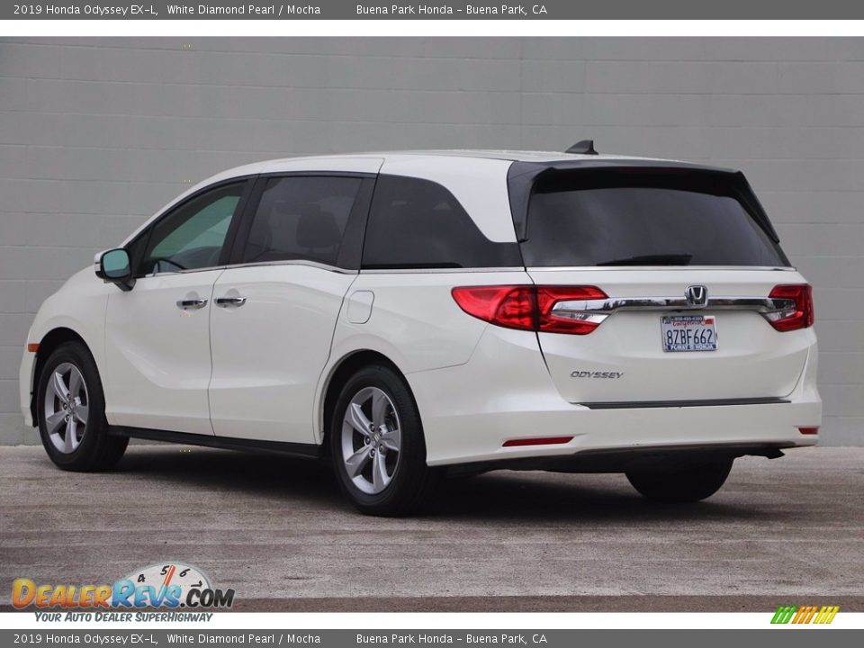 2019 Honda Odyssey EX-L White Diamond Pearl / Mocha Photo #8