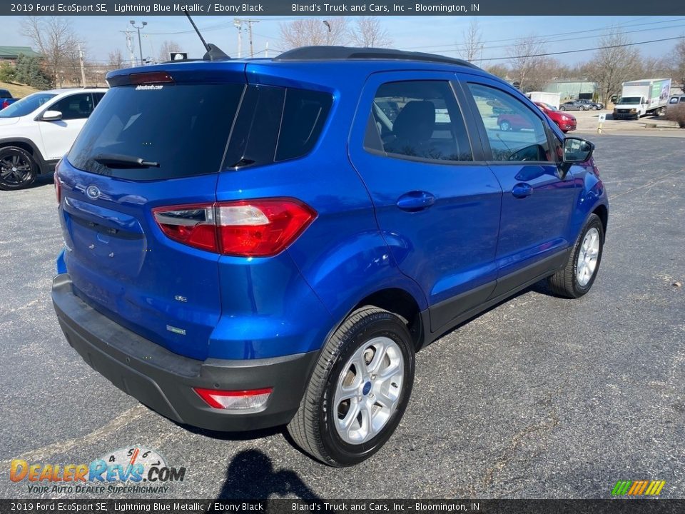 2019 Ford EcoSport SE Lightning Blue Metallic / Ebony Black Photo #6