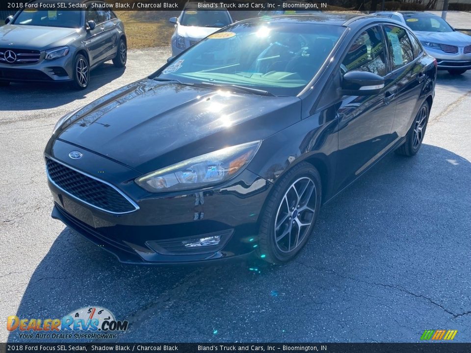 2018 Ford Focus SEL Sedan Shadow Black / Charcoal Black Photo #2