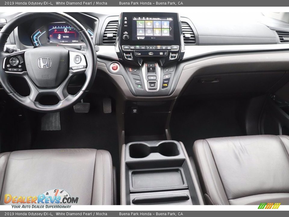 2019 Honda Odyssey EX-L White Diamond Pearl / Mocha Photo #16