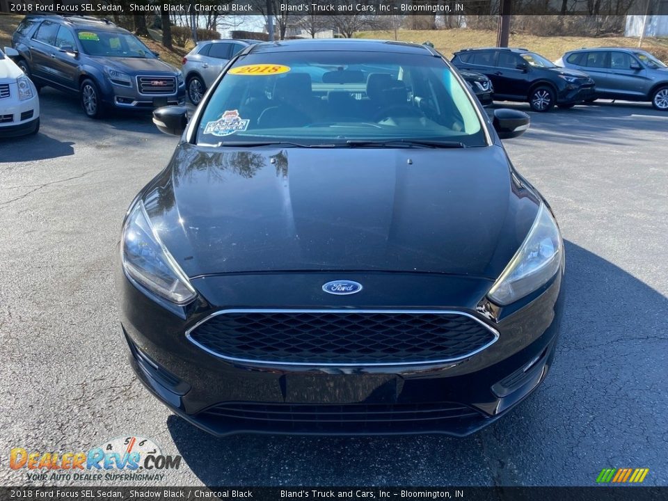 2018 Ford Focus SEL Sedan Shadow Black / Charcoal Black Photo #3