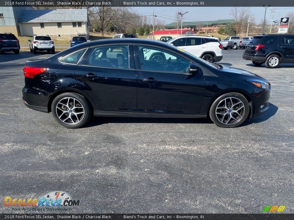 2018 Ford Focus SEL Sedan Shadow Black / Charcoal Black Photo #5