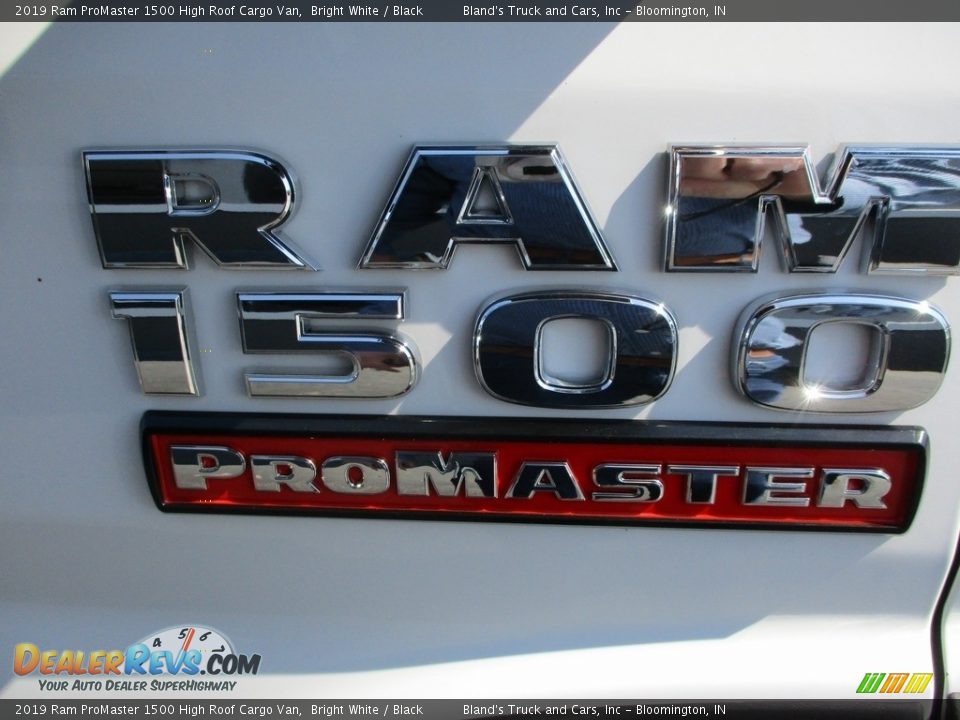 2019 Ram ProMaster 1500 High Roof Cargo Van Bright White / Black Photo #20