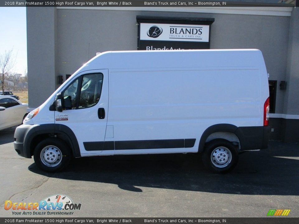 2018 Ram ProMaster 1500 High Roof Cargo Van Bright White / Black Photo #1