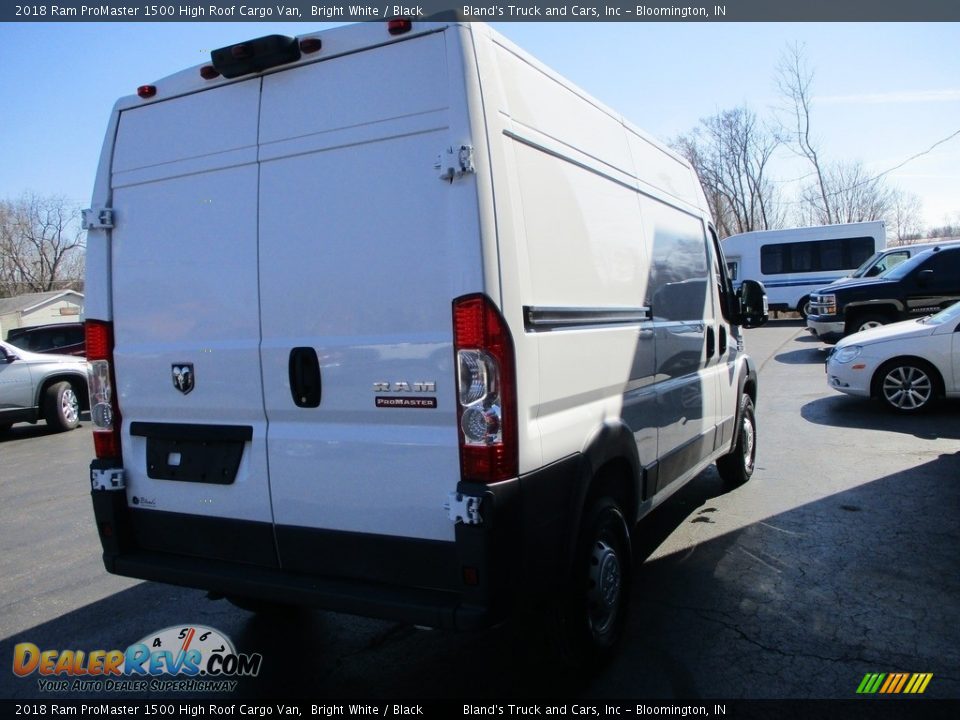 2018 Ram ProMaster 1500 High Roof Cargo Van Bright White / Black Photo #4