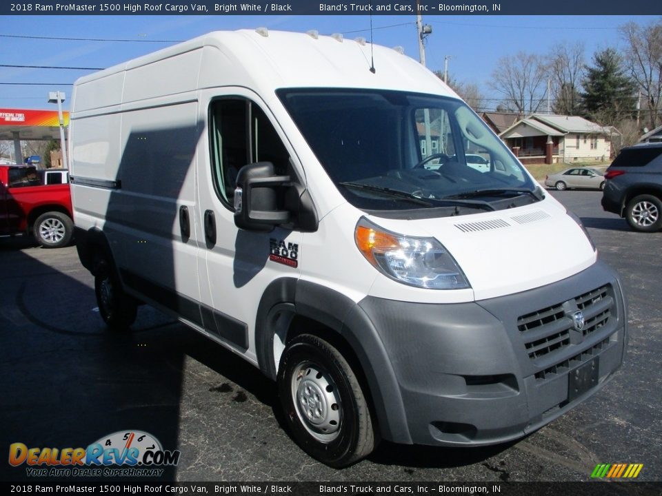 2018 Ram ProMaster 1500 High Roof Cargo Van Bright White / Black Photo #5