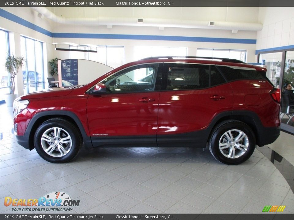 2019 GMC Terrain SLE Red Quartz Tintcoat / Jet Black Photo #10