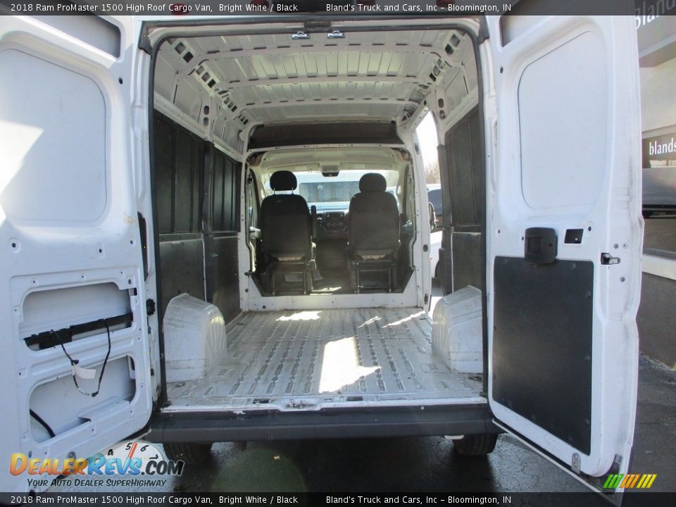 2018 Ram ProMaster 1500 High Roof Cargo Van Bright White / Black Photo #17