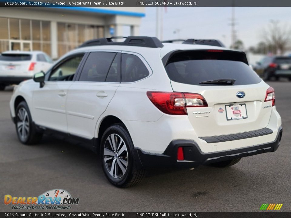 2019 Subaru Outback 2.5i Limited Crystal White Pearl / Slate Black Photo #20