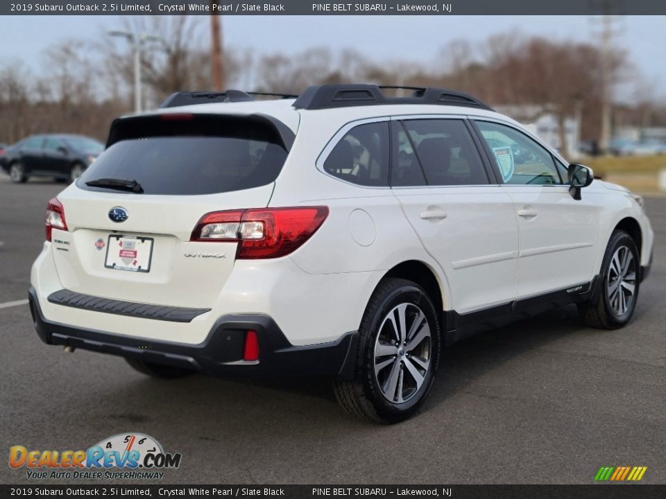 2019 Subaru Outback 2.5i Limited Crystal White Pearl / Slate Black Photo #22