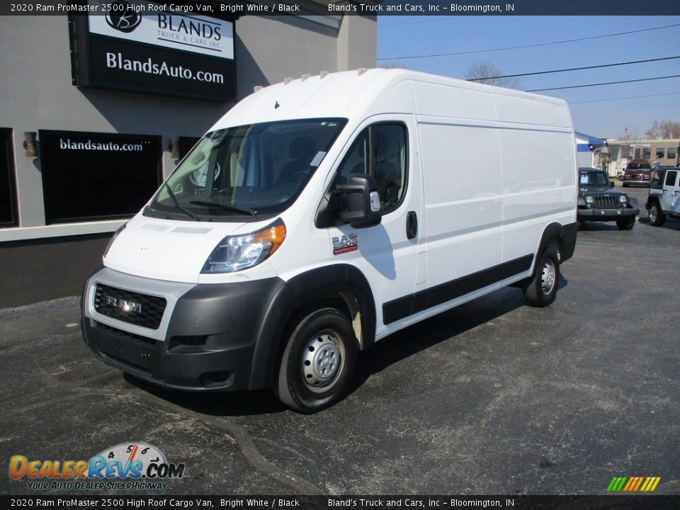 2020 Ram ProMaster 2500 High Roof Cargo Van Bright White / Black Photo #2