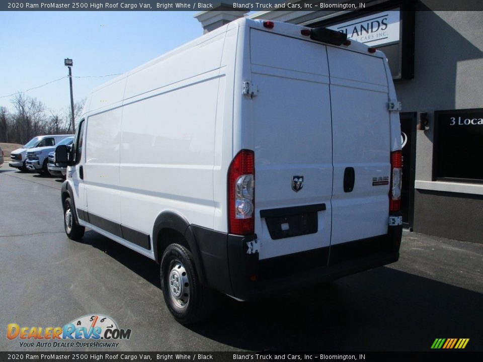 2020 Ram ProMaster 2500 High Roof Cargo Van Bright White / Black Photo #3