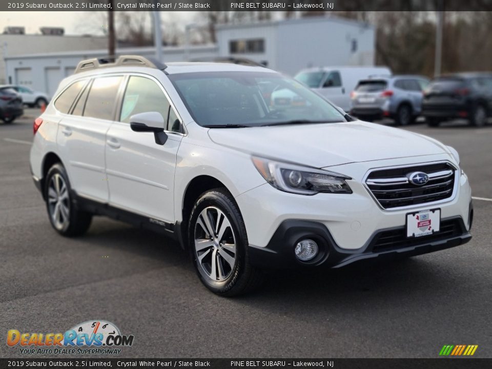 2019 Subaru Outback 2.5i Limited Crystal White Pearl / Slate Black Photo #24