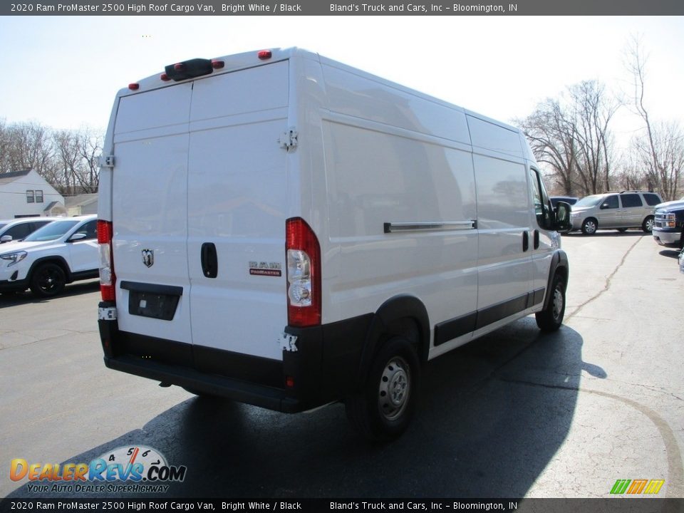 2020 Ram ProMaster 2500 High Roof Cargo Van Bright White / Black Photo #4