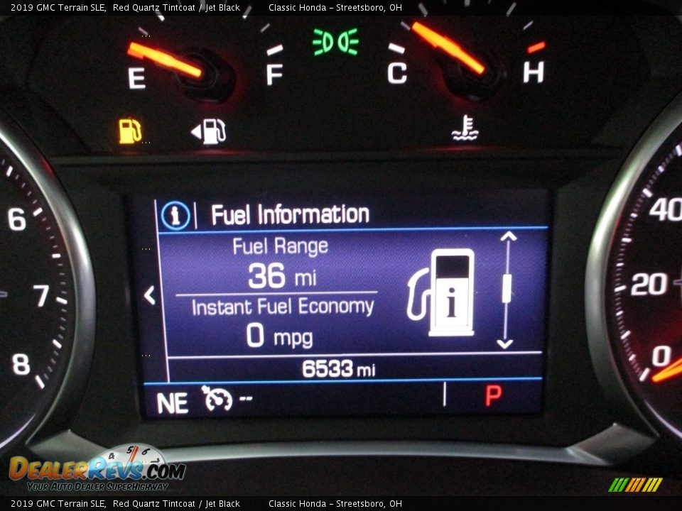 2019 GMC Terrain SLE Red Quartz Tintcoat / Jet Black Photo #30