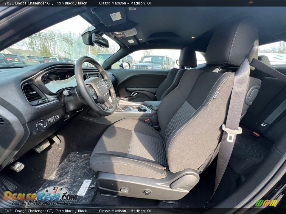 2021 Dodge Challenger GT Pitch Black / Black Photo #2