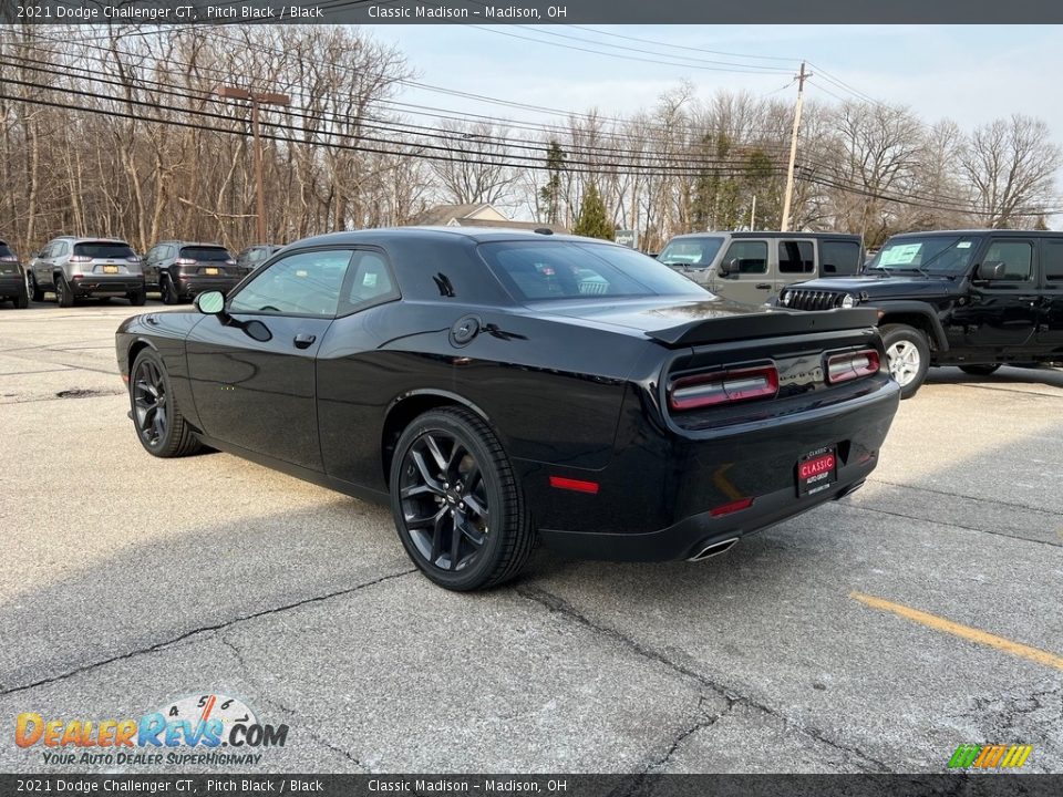 2021 Dodge Challenger GT Pitch Black / Black Photo #9