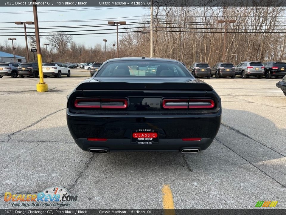 2021 Dodge Challenger GT Pitch Black / Black Photo #10