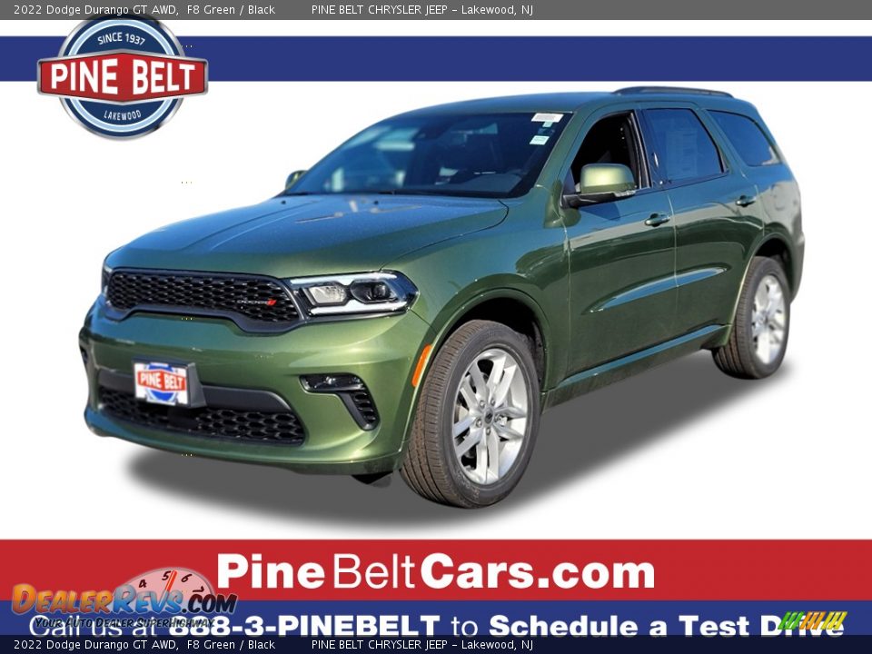 2022 Dodge Durango GT AWD F8 Green / Black Photo #1