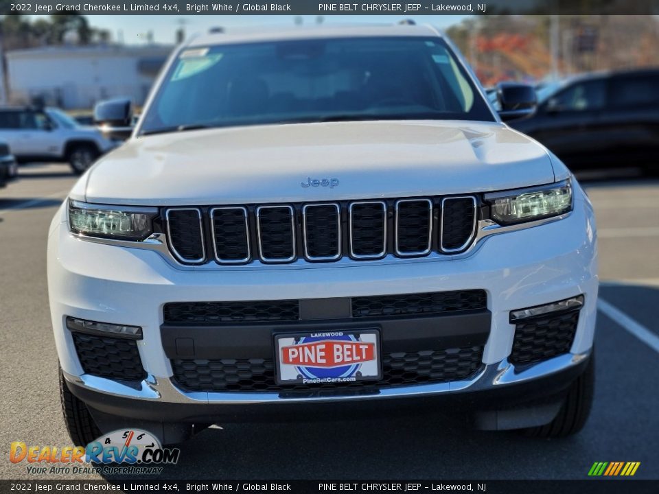 2022 Jeep Grand Cherokee L Limited 4x4 Bright White / Global Black Photo #3
