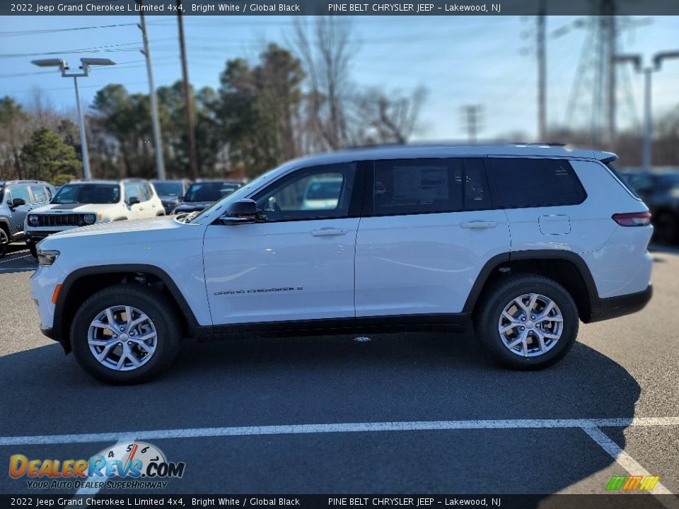 2022 Jeep Grand Cherokee L Limited 4x4 Bright White / Global Black Photo #4