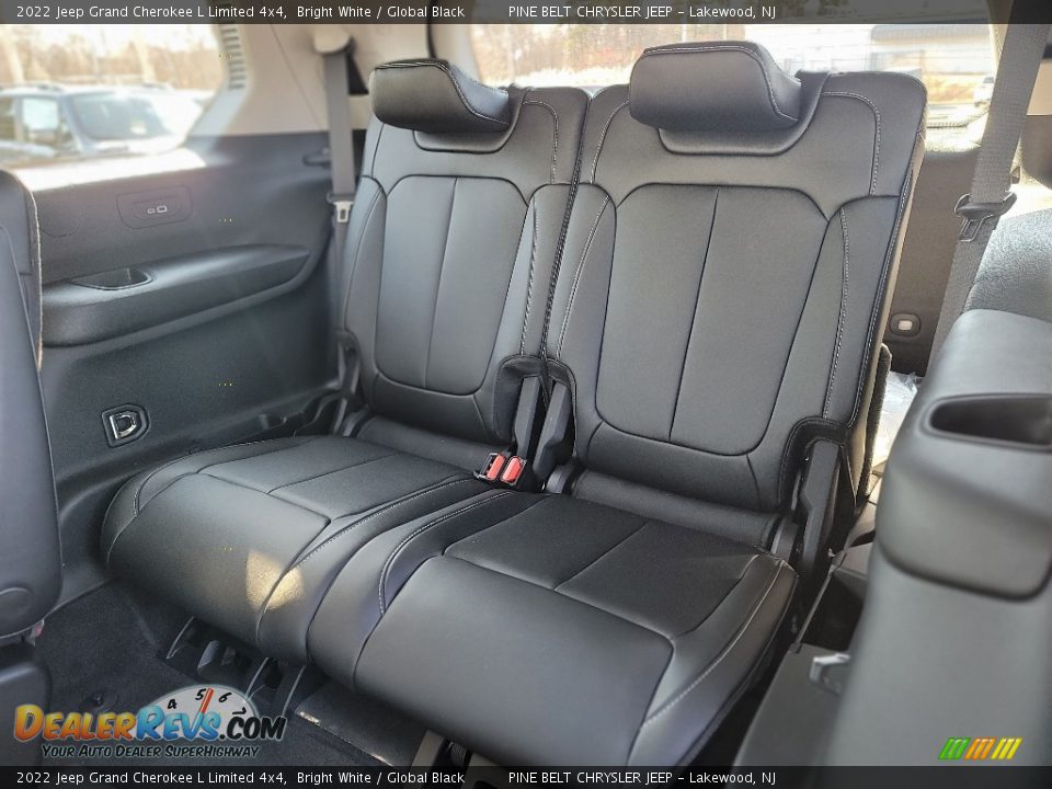 2022 Jeep Grand Cherokee L Limited 4x4 Bright White / Global Black Photo #10