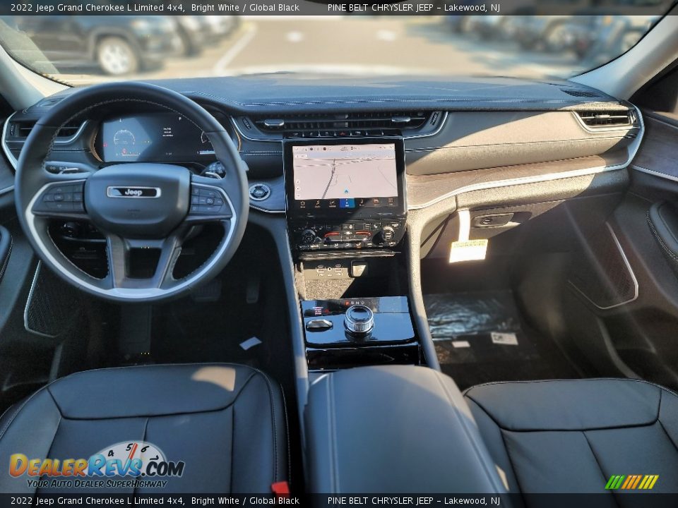 2022 Jeep Grand Cherokee L Limited 4x4 Bright White / Global Black Photo #11