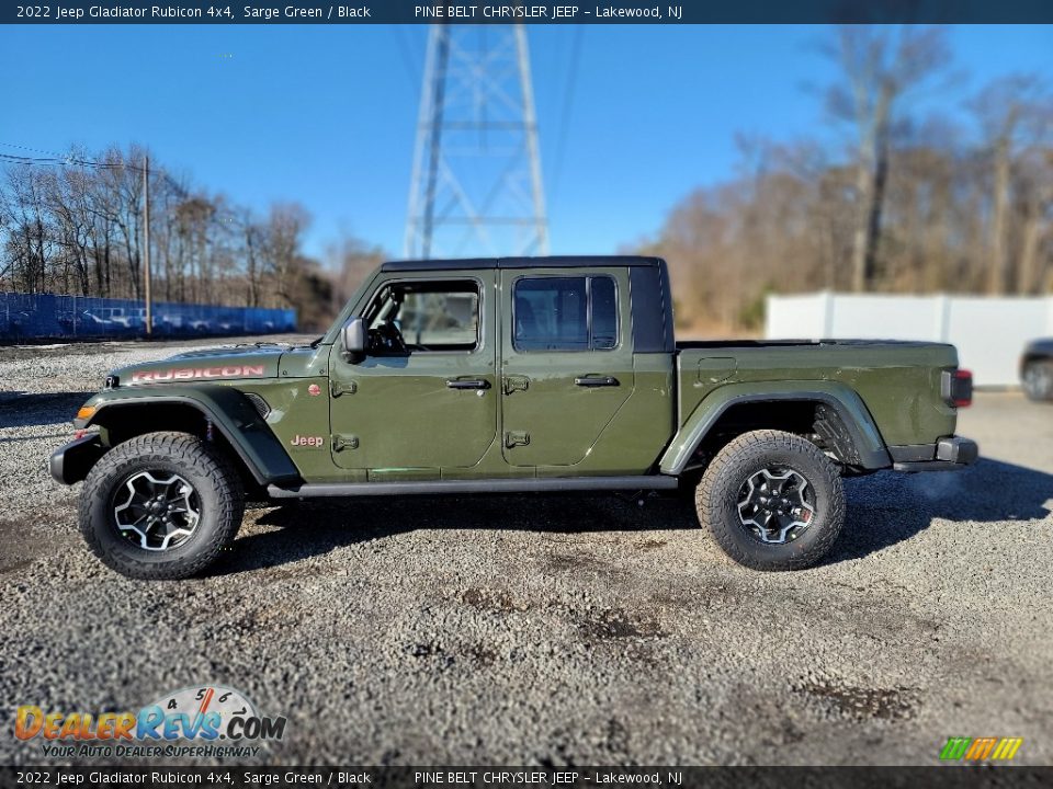 2022 Jeep Gladiator Rubicon 4x4 Sarge Green / Black Photo #4