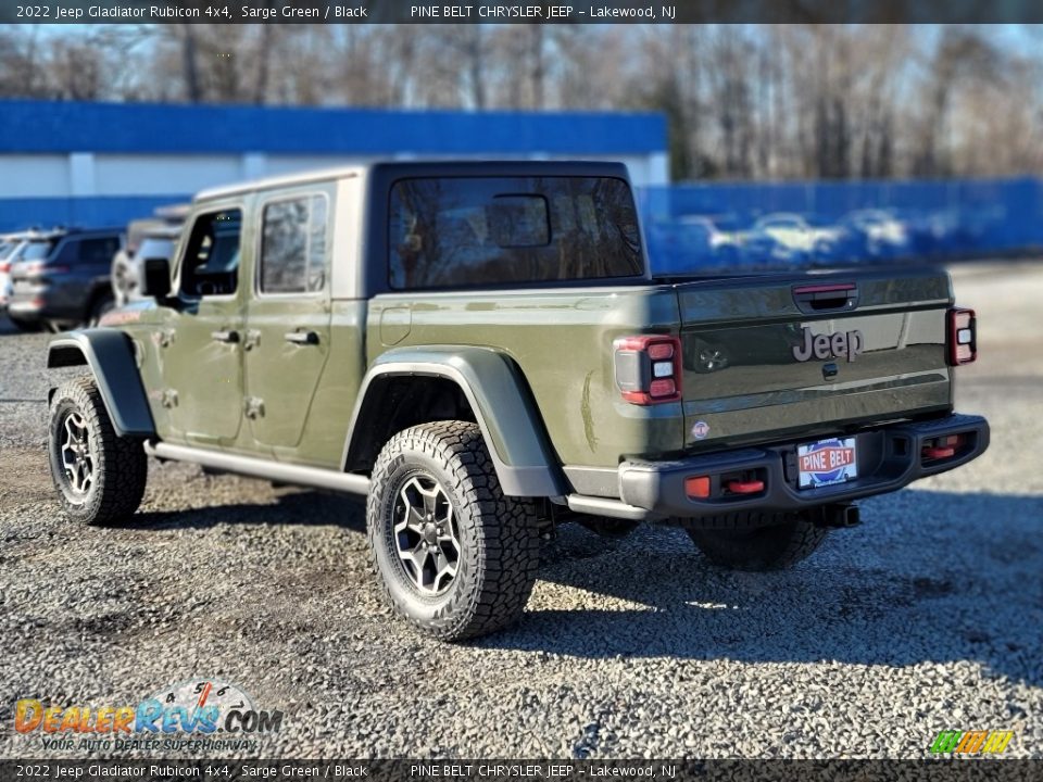 2022 Jeep Gladiator Rubicon 4x4 Sarge Green / Black Photo #6