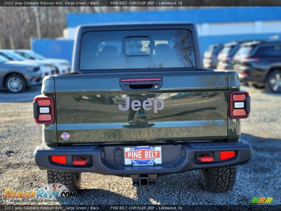 2022 Jeep Gladiator Rubicon 4x4 Sarge Green / Black Photo #7