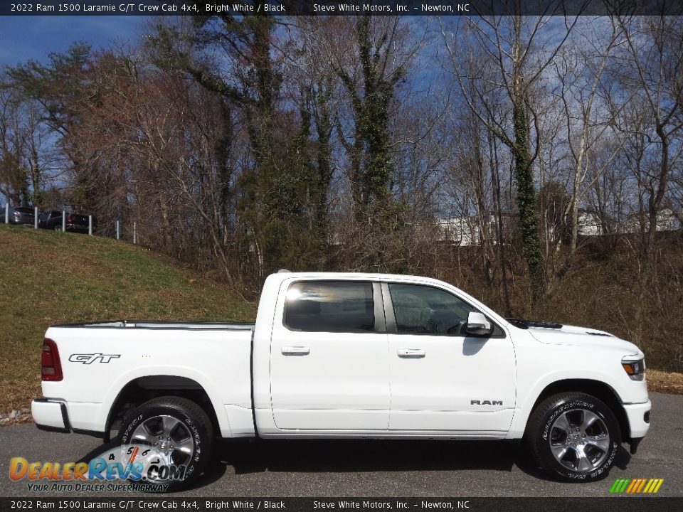 Bright White 2022 Ram 1500 Laramie G/T Crew Cab 4x4 Photo #5