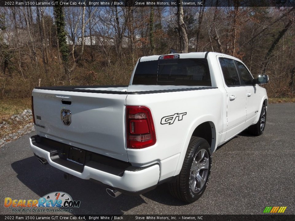 2022 Ram 1500 Laramie G/T Crew Cab 4x4 Bright White / Black Photo #6