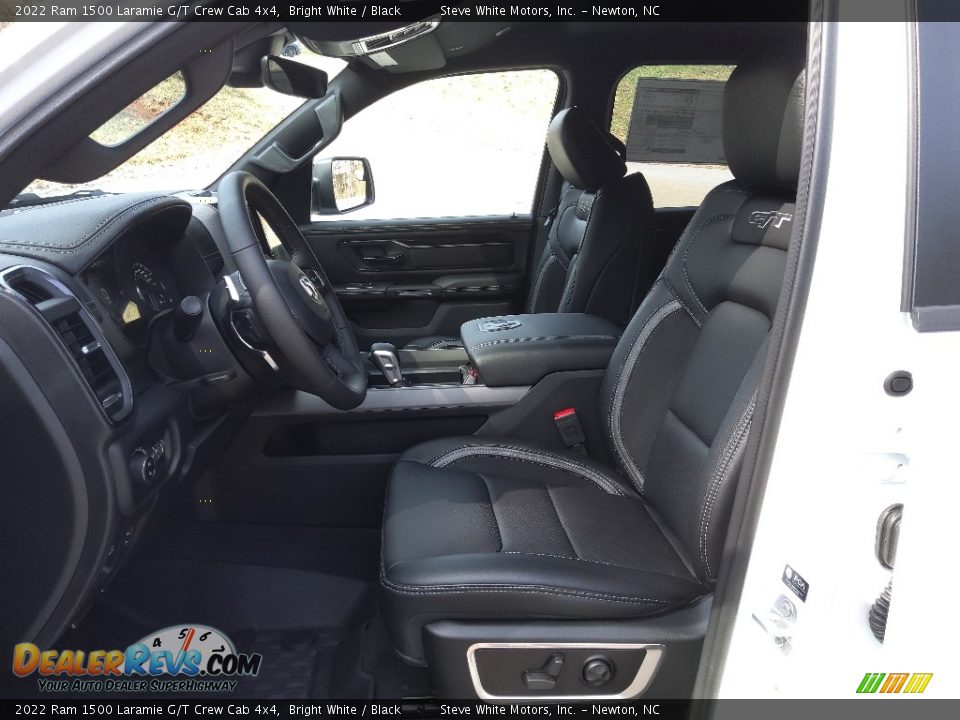 Black Interior - 2022 Ram 1500 Laramie G/T Crew Cab 4x4 Photo #11